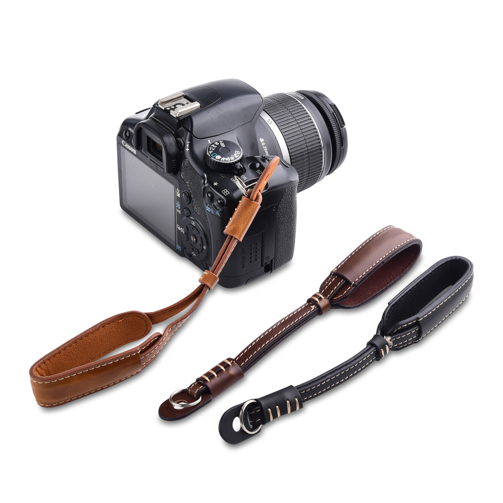 Canon Camera Eos R50 - Câmera de couro aperto de mão