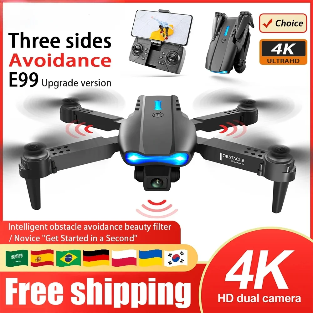 E99 dobrável drone quadcopter  - Eachine Drone E58 avaliação e preço