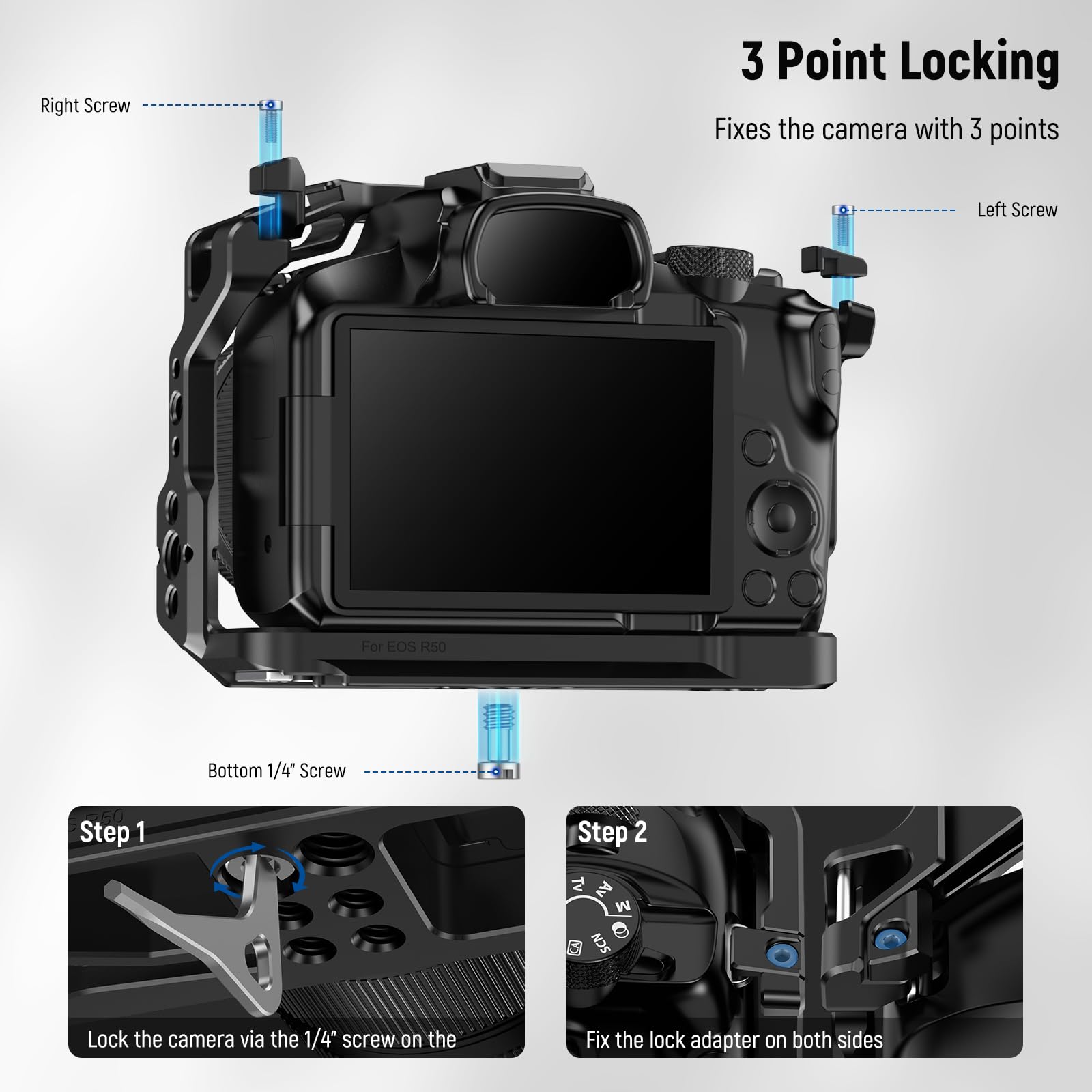 Gaiola de câmera NEEWER R50 co - Canon Camera Eos R50 avaliação e preço