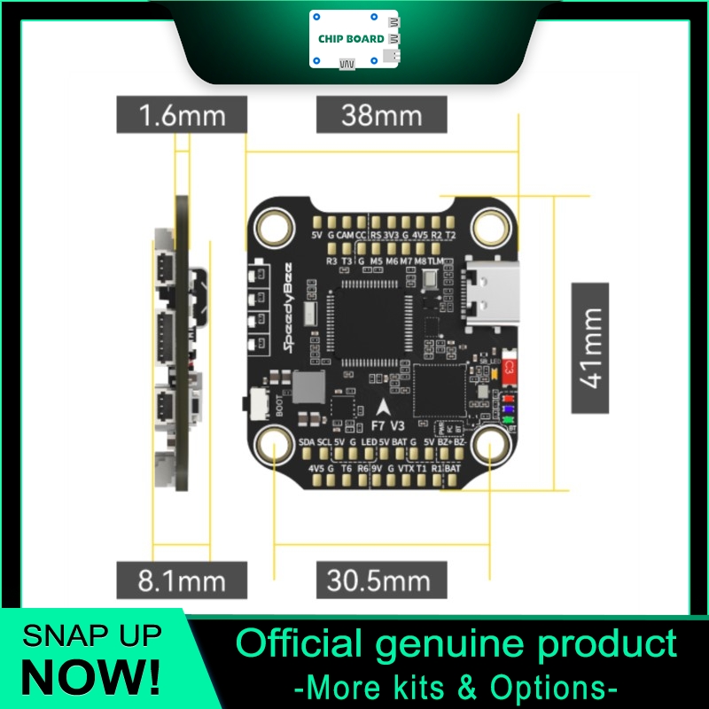 Controladora de Drone SpeedyBe - Betaflight Fc F7 avaliação e preço