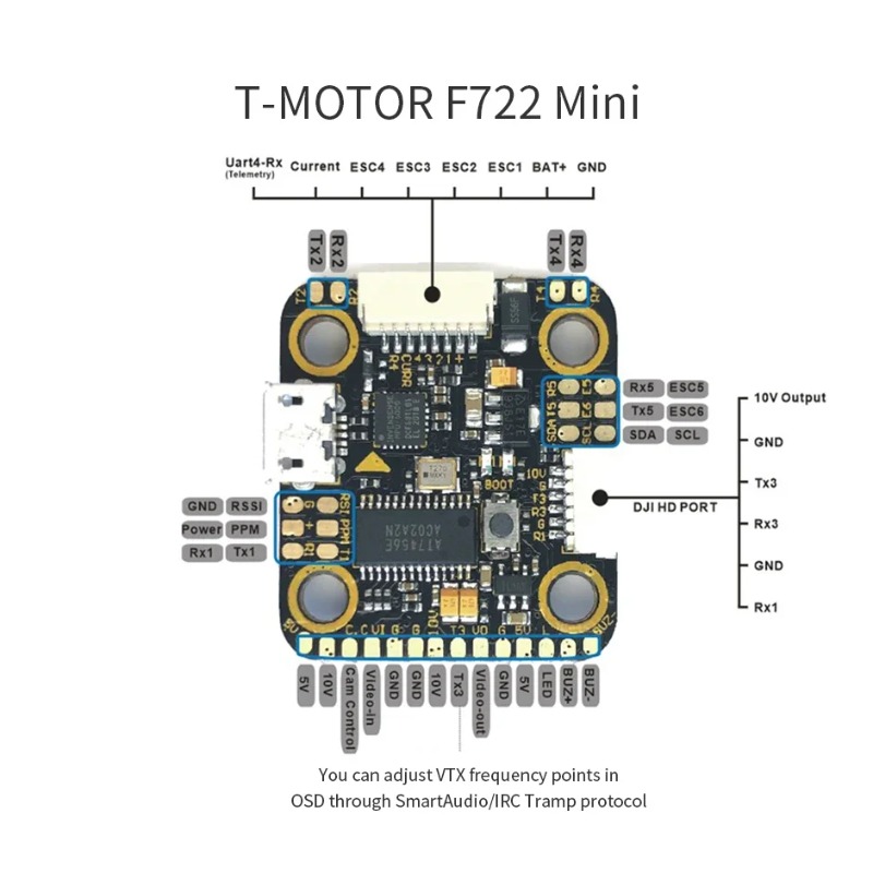 Combo T-Motor MINI F7 FC & F45 - Betaflight Fc F7 avaliação e preço